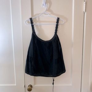 NWT Anthropologie Tiny Black Drawstring Tank Top